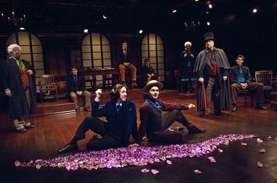 Brian Runbeck, Joel Pellini, with the cast of Ã¢â‚¬Å“Gross Indecency: The Th Photo